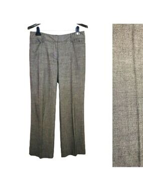 Ann Taylor LOFT Black White Straight Leg Pants Size 6